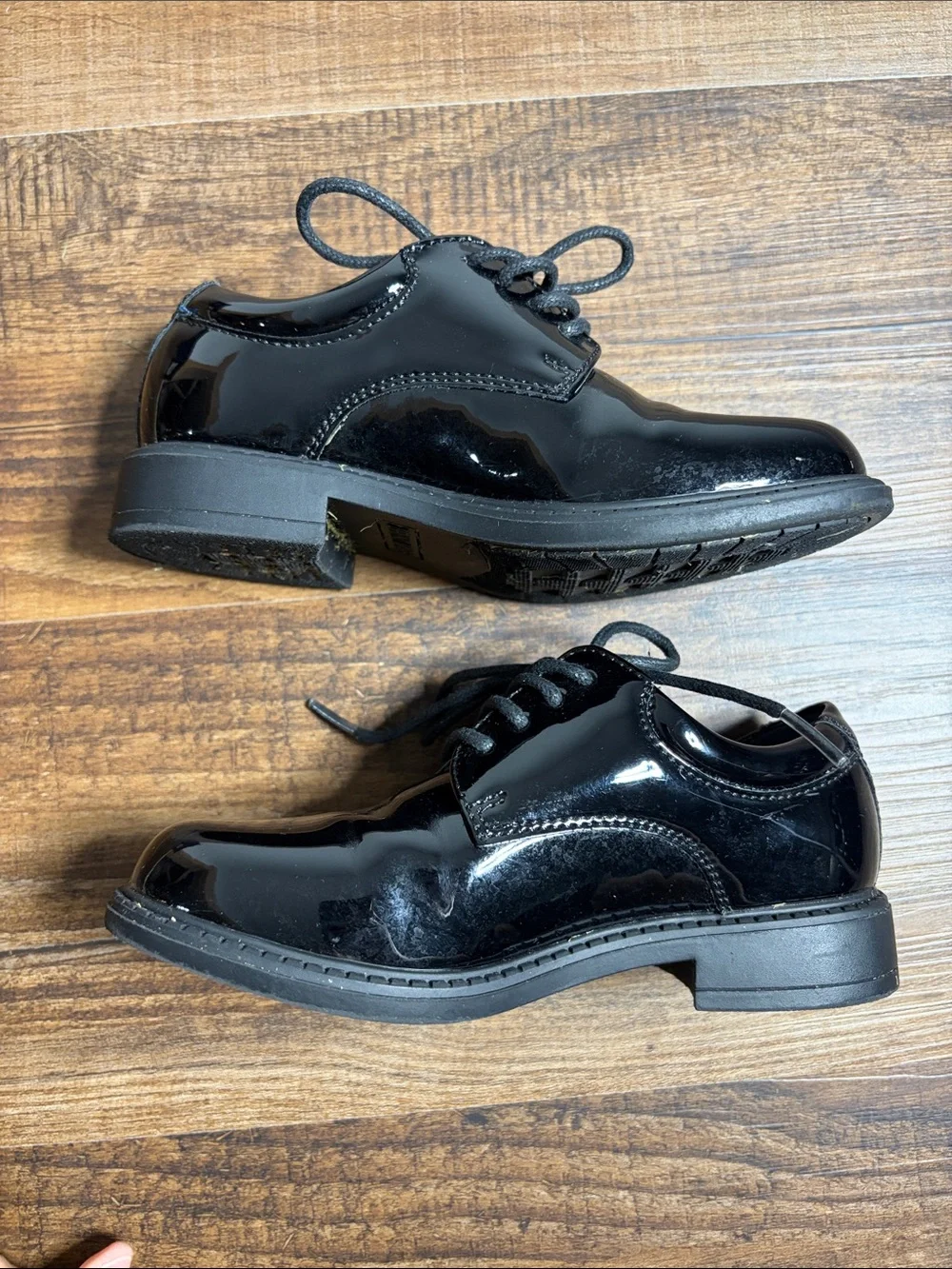 Bruno Marc Kids Black Patent Dress Shoes - Lace-Up